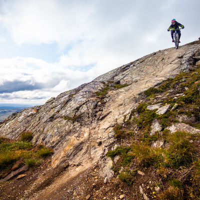 Hällride - najťažší trail v bikeparku Åre